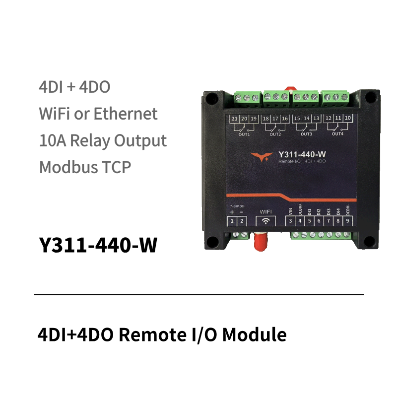 4DI + 4DO Remote I/O Module